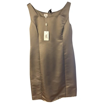 Pre-owned Armani Collezioni Mid-length Dress In Beige