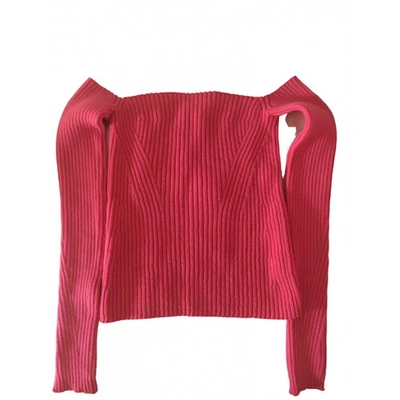 Pre-owned Mrz Wool Knitwear In Pink