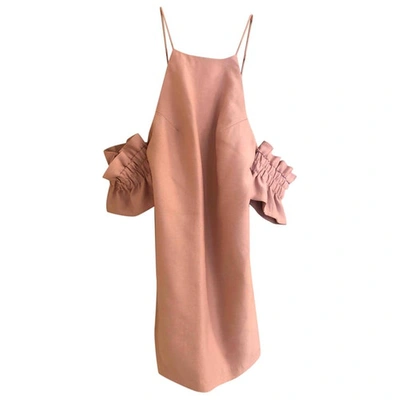 Pre-owned C/meo Collective Mini Dress In Pink
