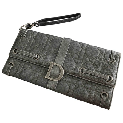 Pre-owned Dior Leather Wallet