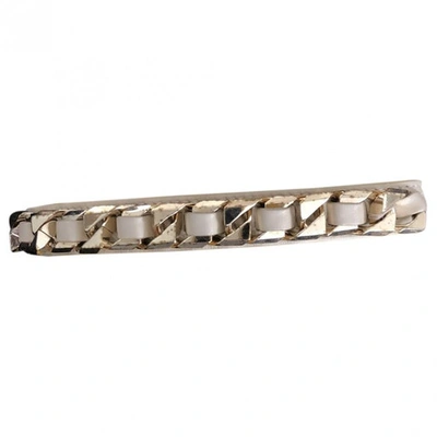 Pre-owned Givenchy Leather Bracelet In Beige