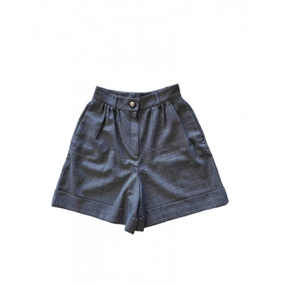 Pre-owned Dolce & Gabbana Wool Shorts In Grey