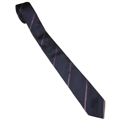 Pre-owned Pal Zileri Silk Tie In Blue