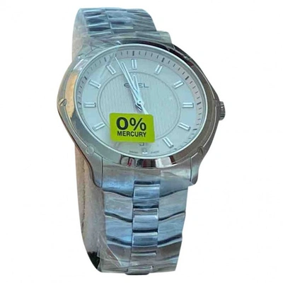 Pre-owned Ebel Sportwave Watch In Silver