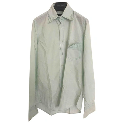 Pre-owned Dsquared2 Shirt In Turquoise