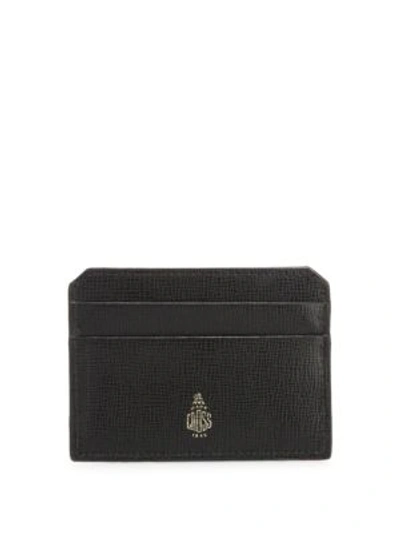 Mark Cross Leather Card Case In Black