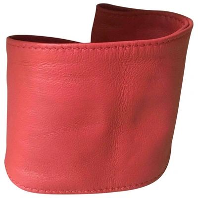 Pre-owned Designers Remix Leather Belt In Red