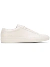 Common Projects Achilles Leather Sneakers In White-silver