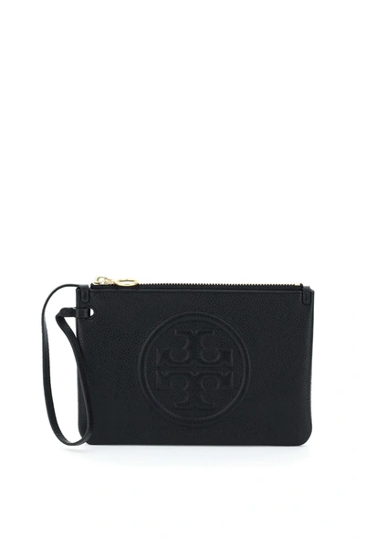 Tory Burch Perry Bombe' Pouch In Black