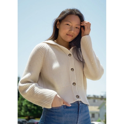 G. Label Bella Button Bomber In Ivory