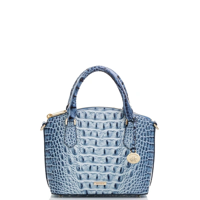 Brahmin Duxie Ombre Melbourne Embossed Leather Crossbody In Serenity