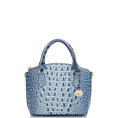 Brahmin Duxie Ombre Melbourne Embossed Leather Crossbody In Poolside