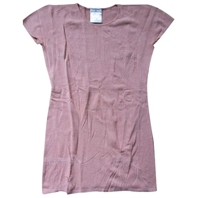 Pre-owned Chanel Pink Viscose Top