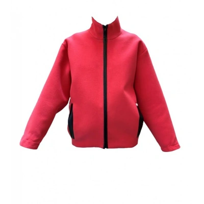 Pre-owned Balenciaga Wool Jacket In Red
