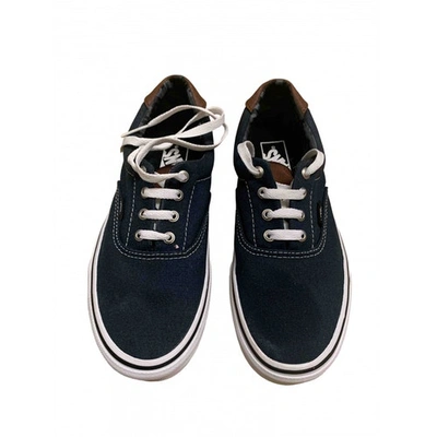 Pre-owned Vans Cloth Trainers In Black