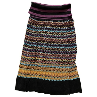 Pre-owned M Missoni Mid-length Skirt In Multicolour