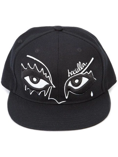 Haculla Eye Embroidered Patch Cap In Black