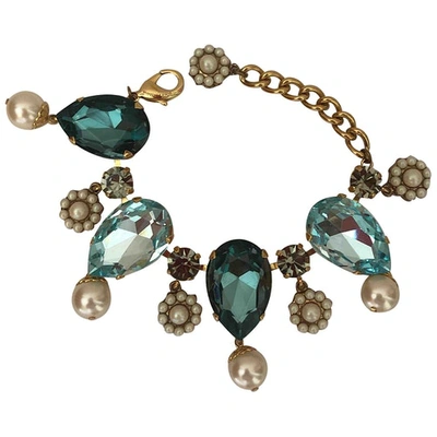 Pre-owned Dolce & Gabbana Blue Metal Bracelet