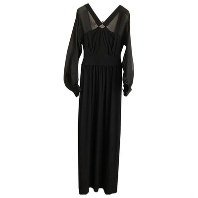 Pre-owned Giorgio Armani Black Silk Dress