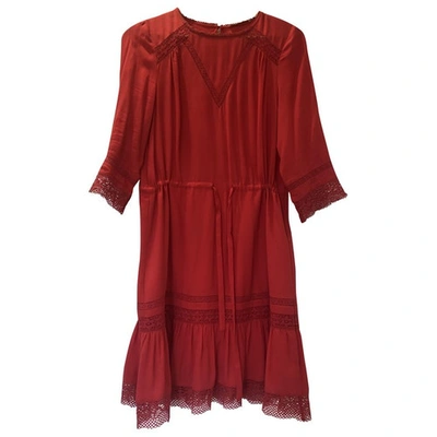 Pre-owned Maje Dress In Red