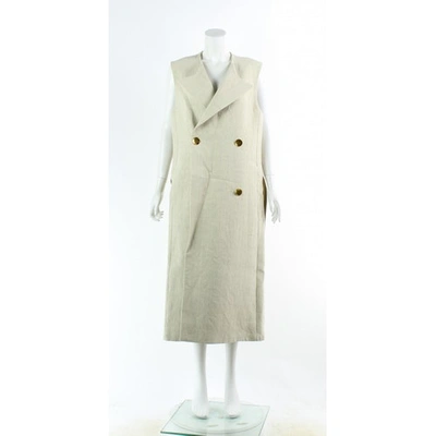 Pre-owned Mulberry Linen Jacket In Beige