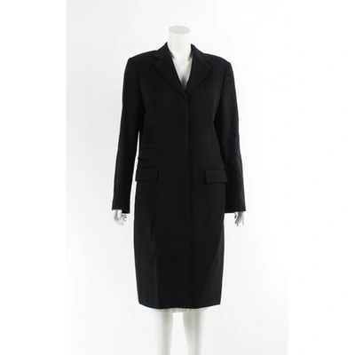 Pre-owned Gucci Black Wool Trench Coat