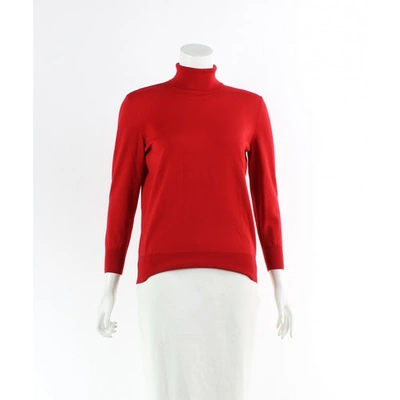 Pre-owned Celine Wool Jumpsuit In Red