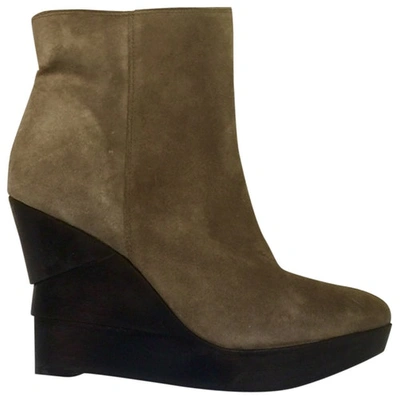 Pre-owned Diane Von Furstenberg Ankle Boots In Other