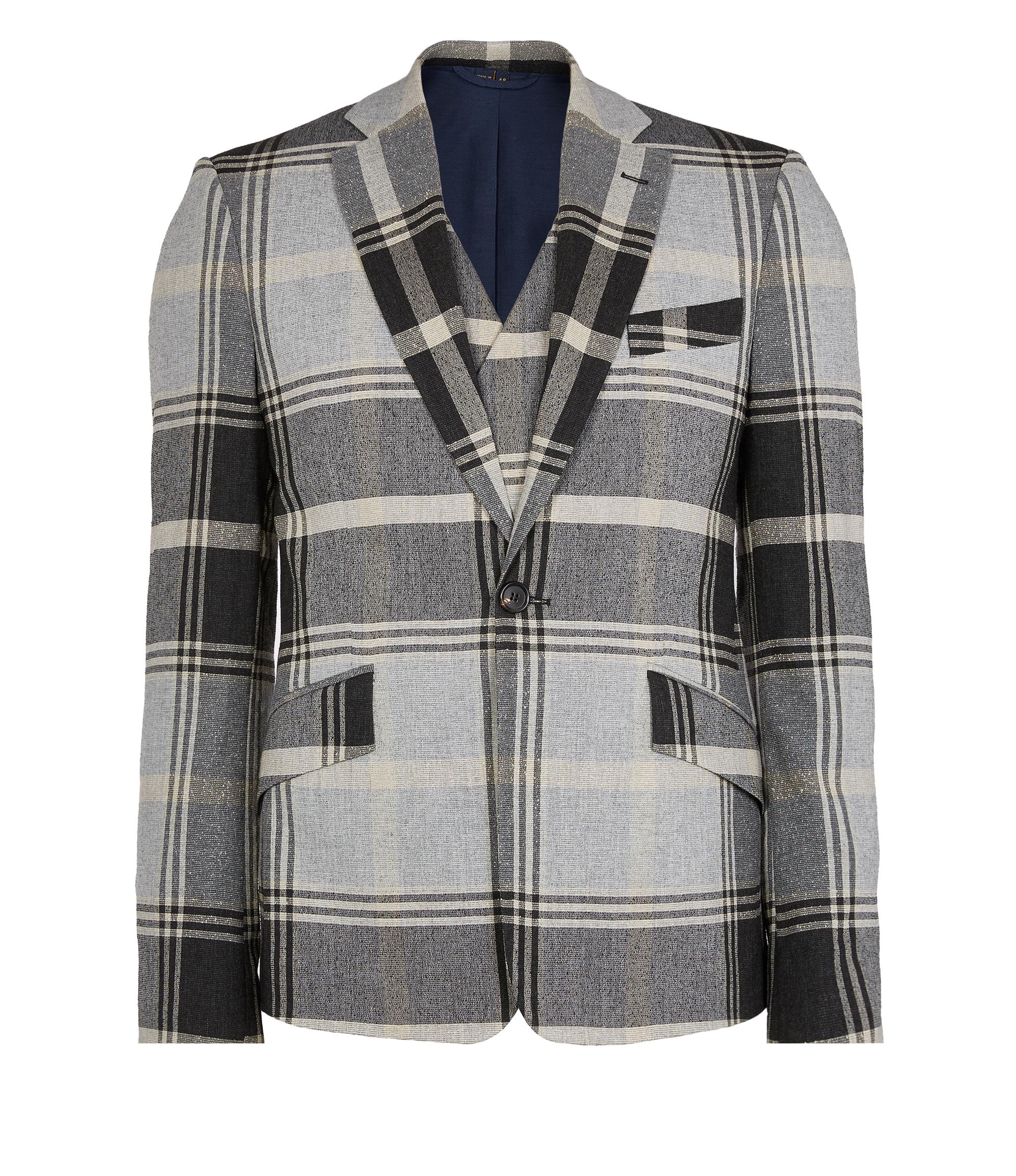 Vivienne Westwood Waistcoat Jacket Grey Check | ModeSens