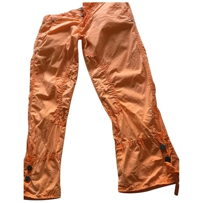 Pre-owned Iceberg Trousers In Orange