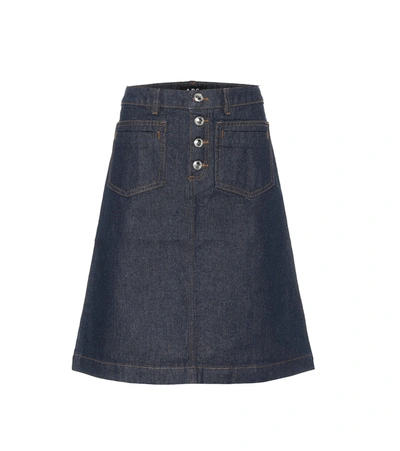 Apc Michelle Denim Mini Skirt
