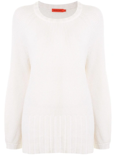 Manning Cartell Oversized Crocheted Jumper In White