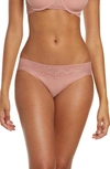 Natori Bliss Perfection One-size V-kini Panty In Rose Beige