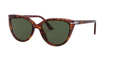 Persol Green Butterfly Ladies Sunglasses Po3251s 24/31 55