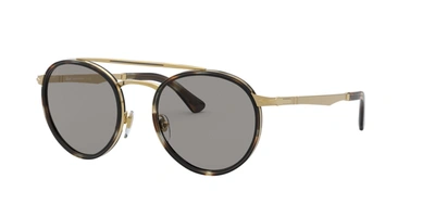 Persol Grey Round Unisex Sunglasses Po2467s 1100r5 50