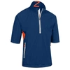 Zero Restriction Power Torque 1/4 Zip Short Sleeve In Blue Indigo/flame