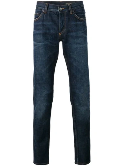 Dolce & Gabbana Straight Jeans In Blue