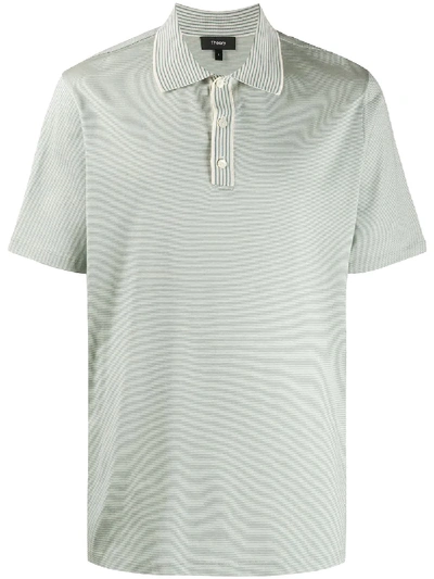 Theory Trio Polo Shirt In Green