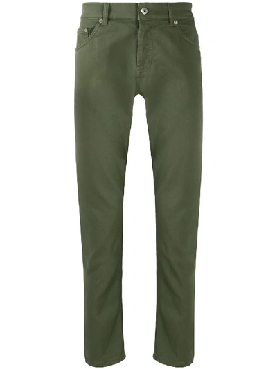 Dondup Army Green Low Rise Slim-fit Mius Man Jeans