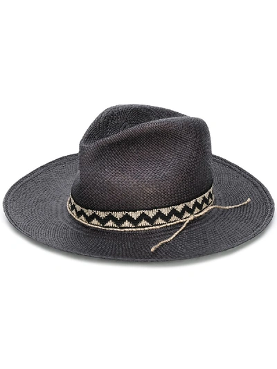 Super Duper Hats Strong Pinched Fedora Hat In Black