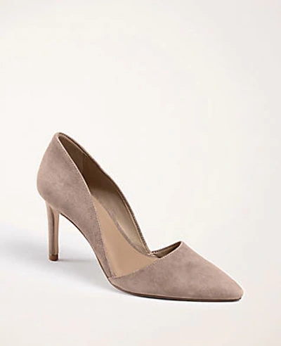 Ann Taylor Azra Suede Pumps In Posh Camel ModeSens