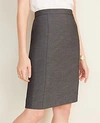 Ann Taylor The Pencil Skirt In Bi-stretch In Dark Grey