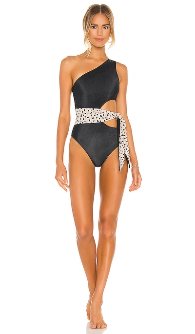 Beach Riot Carlie One Piece In Taupe Spot