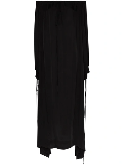 Bondi Born Eternal Off-the-shoulder Maxi Dress In Black