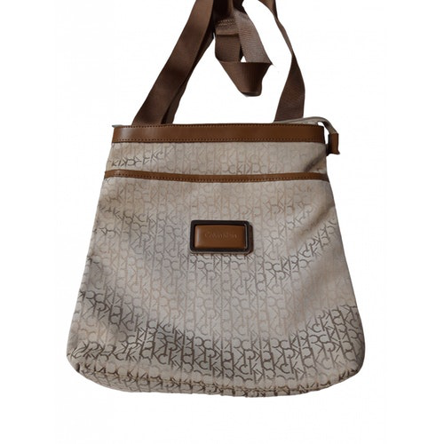 Preowned Calvin Klein Beige Bag ModeSens