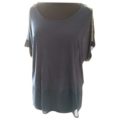 Pre-owned Juicy Couture Blue Cotton Top