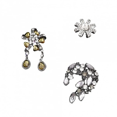 Pre-owned Pinko Metallic Metal Pins & Brooches