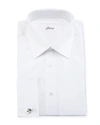 Brioni Wardrobe Essential French-cuff Dress Shirt In White