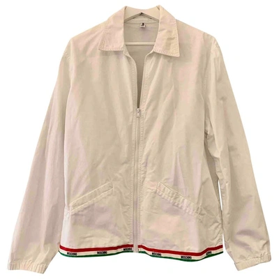 Pre-owned Moschino Jacket In White