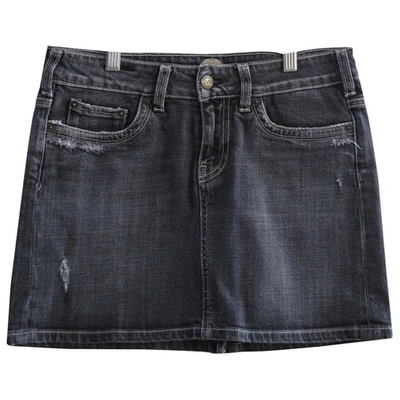 Pre-owned Notify Mini Skirt In Anthracite